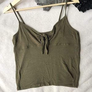 Soft Sexy Knotted Cami Crop Top